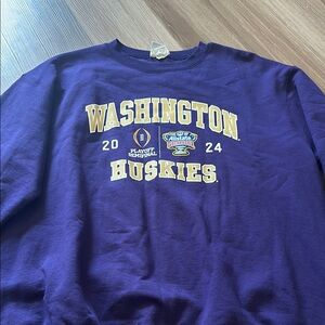 Purple Washington Huskies Sweatshirt sugar bowl